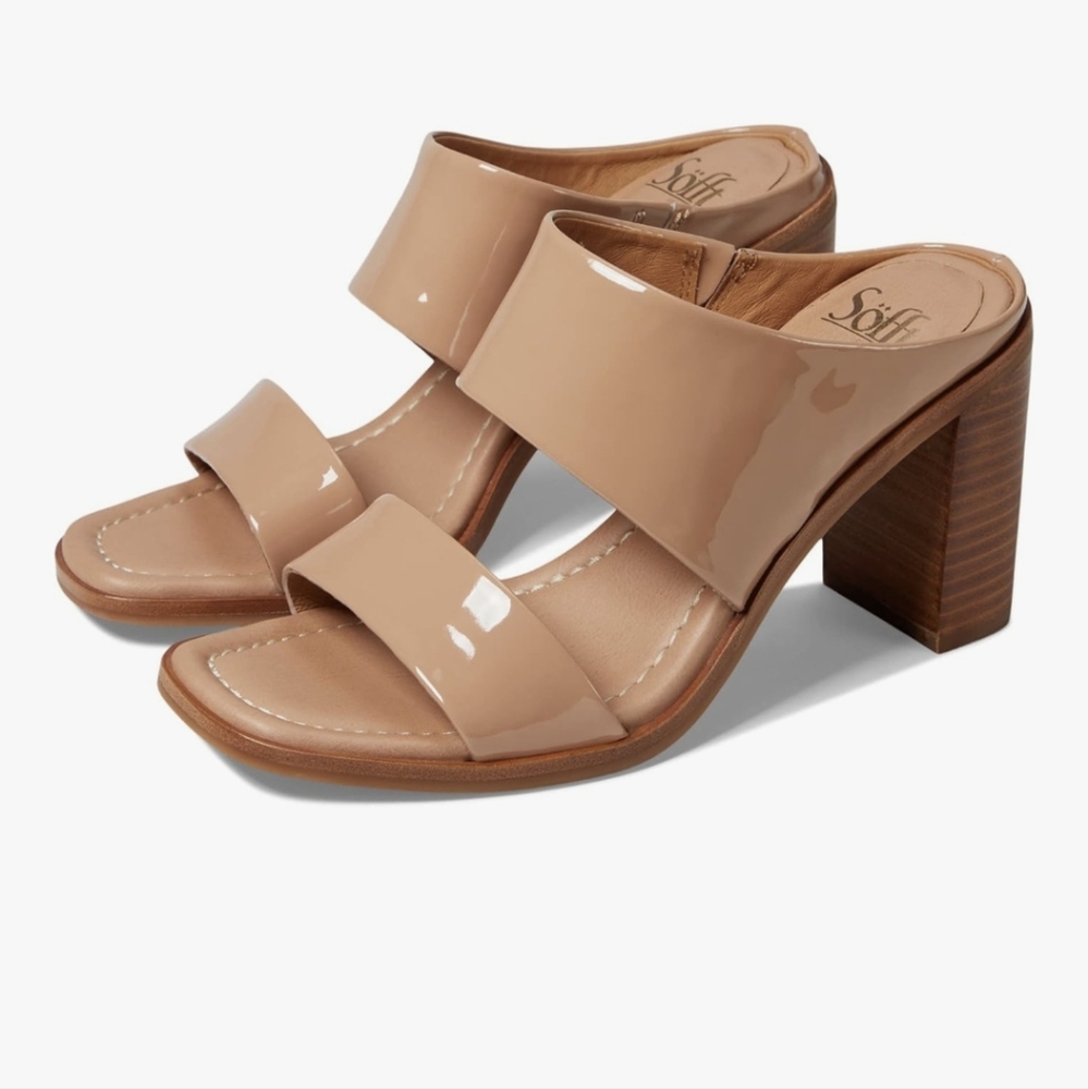 NIB Söfft Nude Heel Sandals
